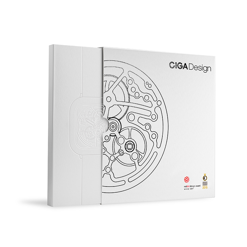 CIGA Design C Series Full Hollow Mechannical Watch Silver